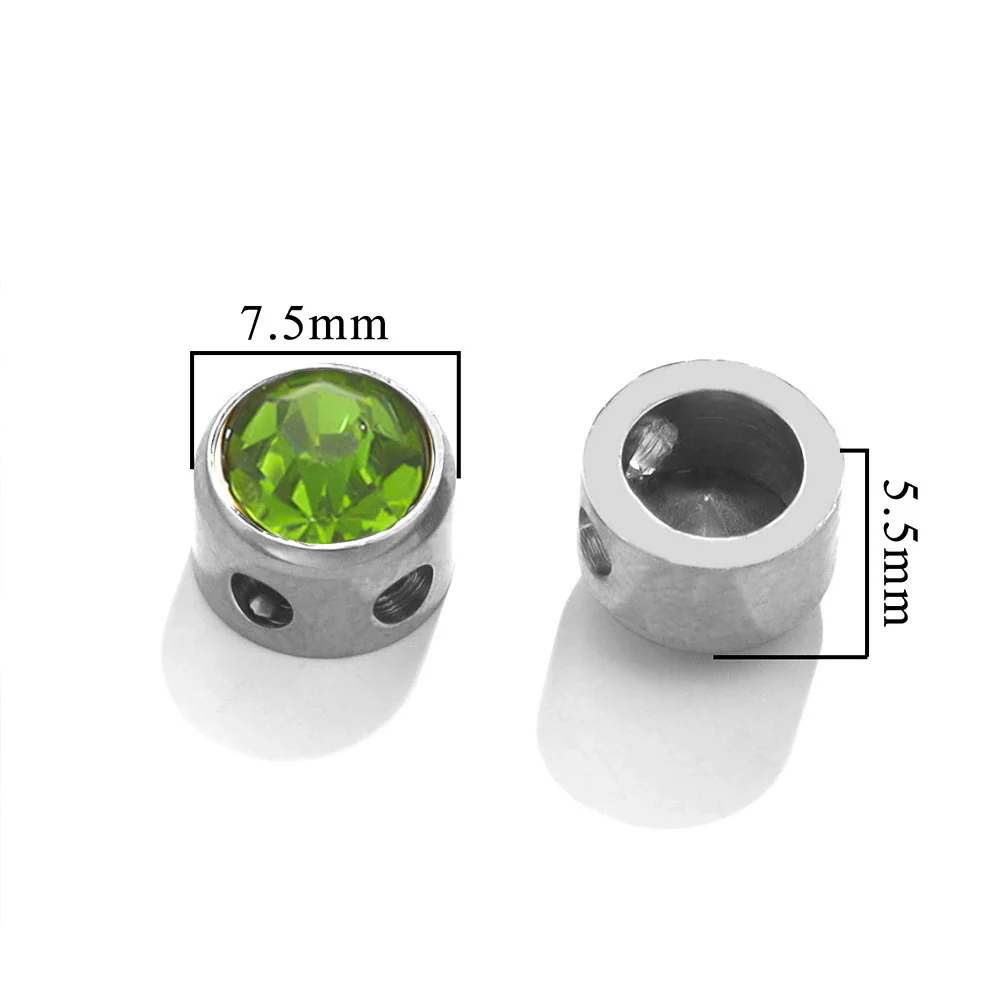 Stainless Steel Round Loose Beads For Diy Jewelry Accessories Electroplated Bracelet Beads - Image 15