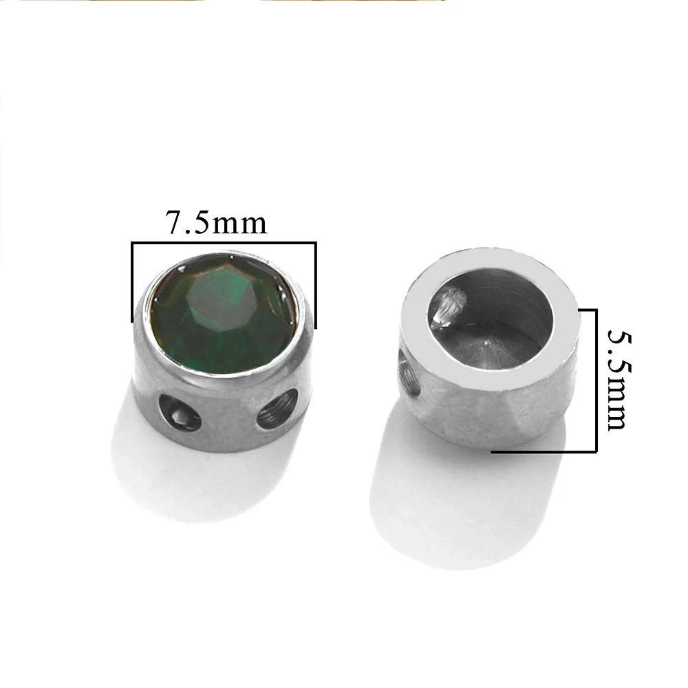 Stainless Steel Round Loose Beads For Diy Jewelry Accessories Electroplated Bracelet Beads - Image 17