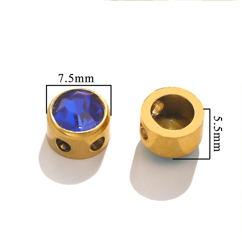 Stainless Steel Round Loose Beads For Diy Jewelry Accessories Electroplated Bracelet Beads - Image 22