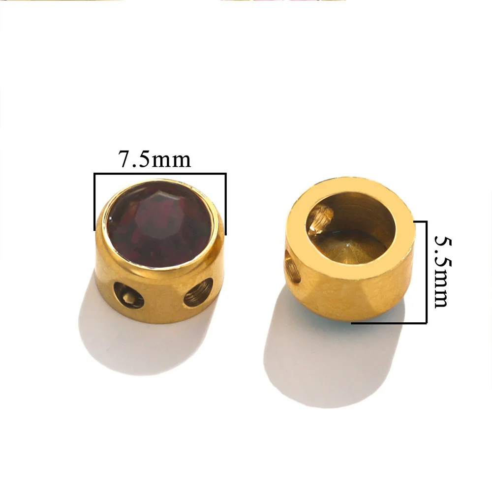 Stainless Steel Round Loose Beads For Diy Jewelry Accessories Electroplated Bracelet Beads - Image 23