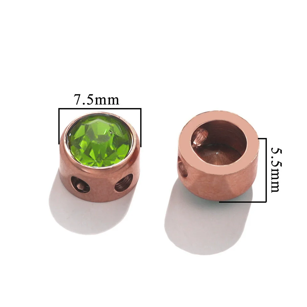 Stainless Steel Round Loose Beads For Diy Jewelry Accessories Electroplated Bracelet Beads - Image 39