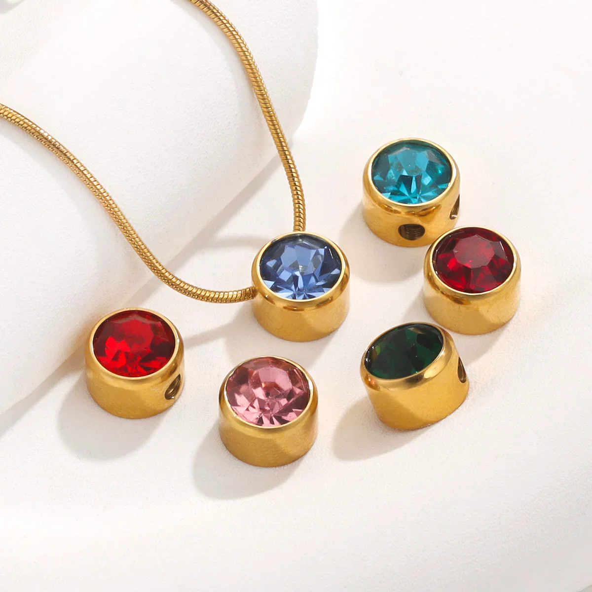 Stainless Steel Round Loose Beads For Diy Jewelry Accessories Electroplated Bracelet Beads - Image 4