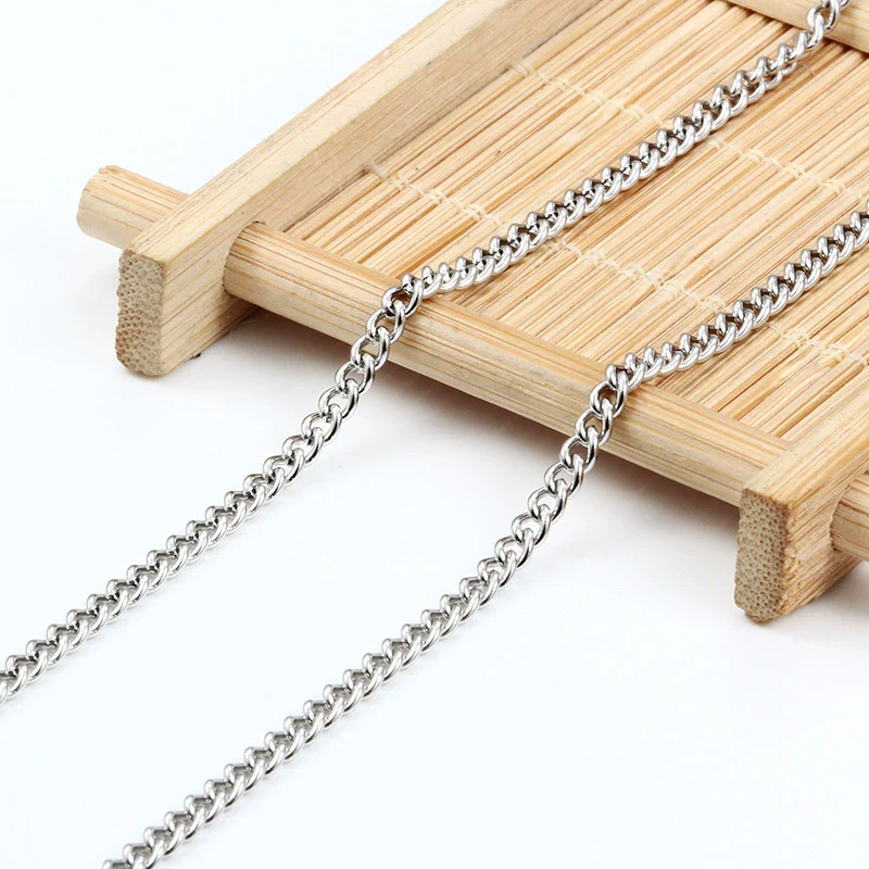 Stainless Steel Side Chain Jewelry Chain Vacuum Gold Electroplated Fashion Geometric Diy Necklace Bracelet Matching Chain - Image 2