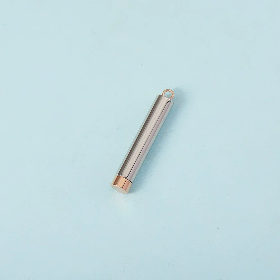 Stainless Steel Simple Cylindrical Matryoshka Doll Jewelry Accessories Handmade Diy Necklace Pendant Electroplated - Image 8