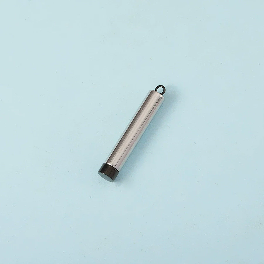 Stainless Steel Simple Cylindrical Matryoshka Doll Jewelry Accessories Handmade Diy Necklace Pendant Electroplated - Image 9