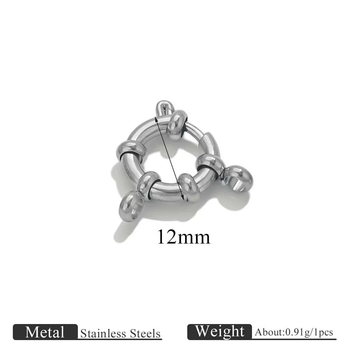 Stainless Steel Spring Buckle Jewelry Accessories Diy Necklace Bracelet 18K Gold Plated Connection Buckle Pendant Buckle - Image 7