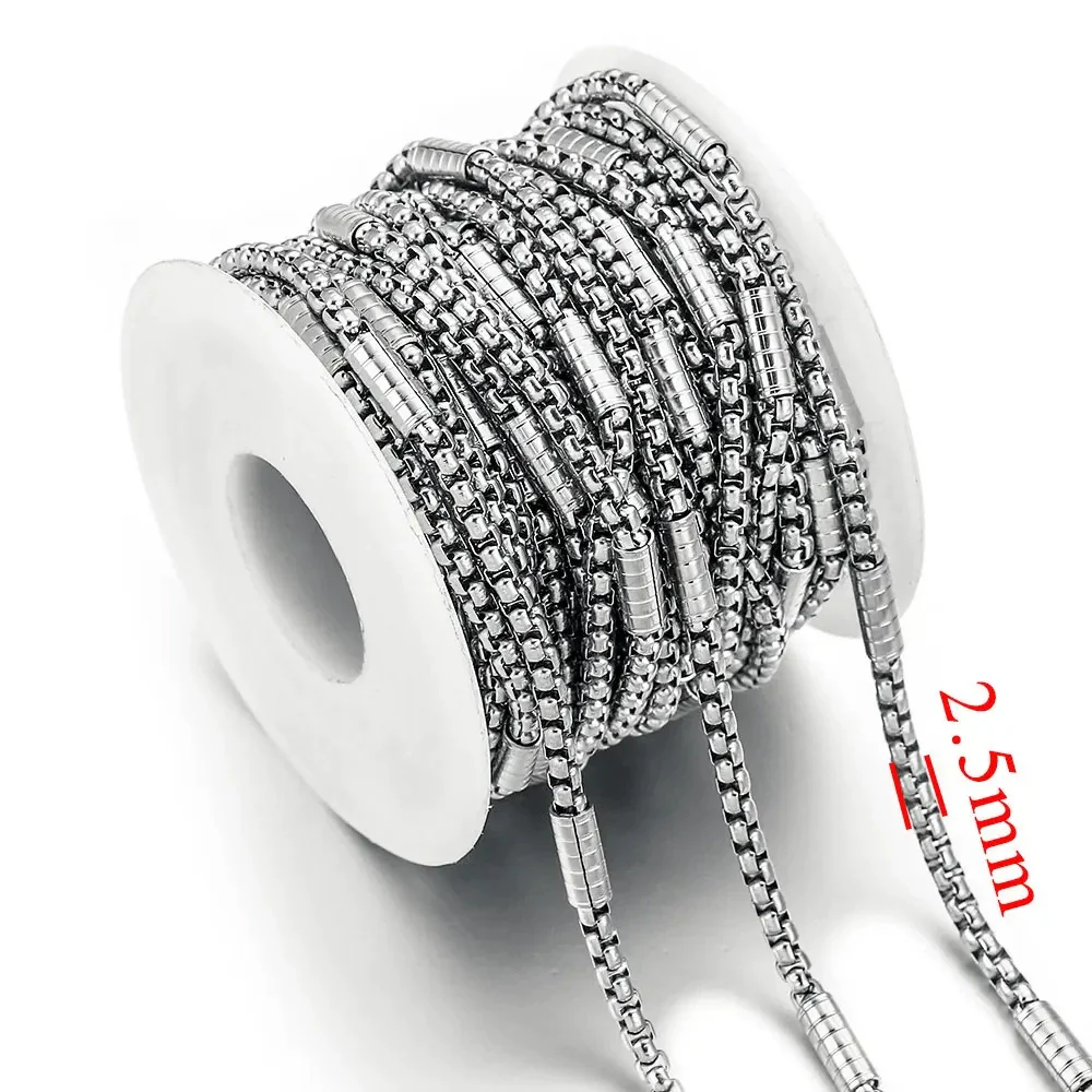 Stainless Steel Square Hiphop Style Totem Pattern Electroplated Diy Jewelry Chain Making Supplies For Necklace And Bracelet - Image 10