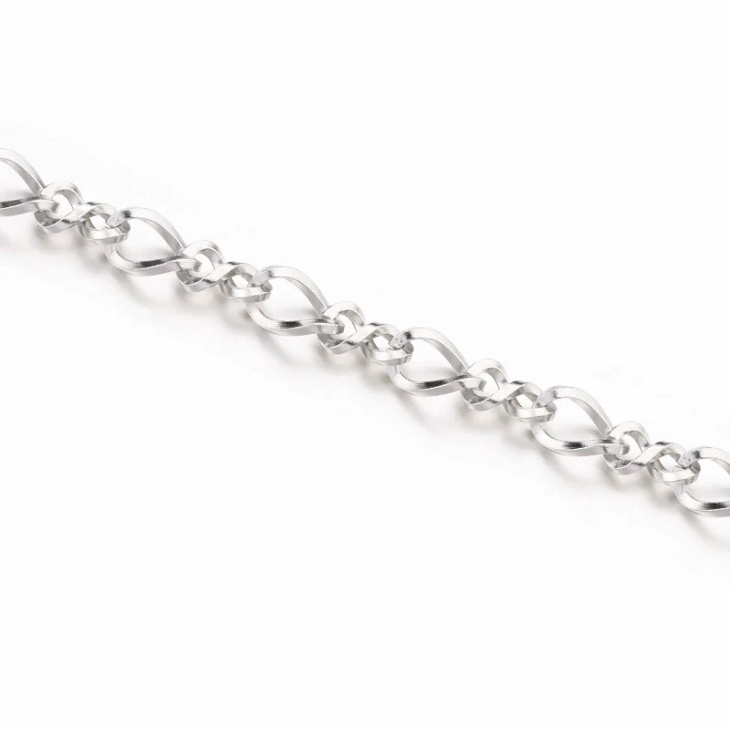 Stainless Steel Square Twisted 8 Word Twist Chain Personality Punk Necklace Bracelet Brightening Electrolysis - Image 7