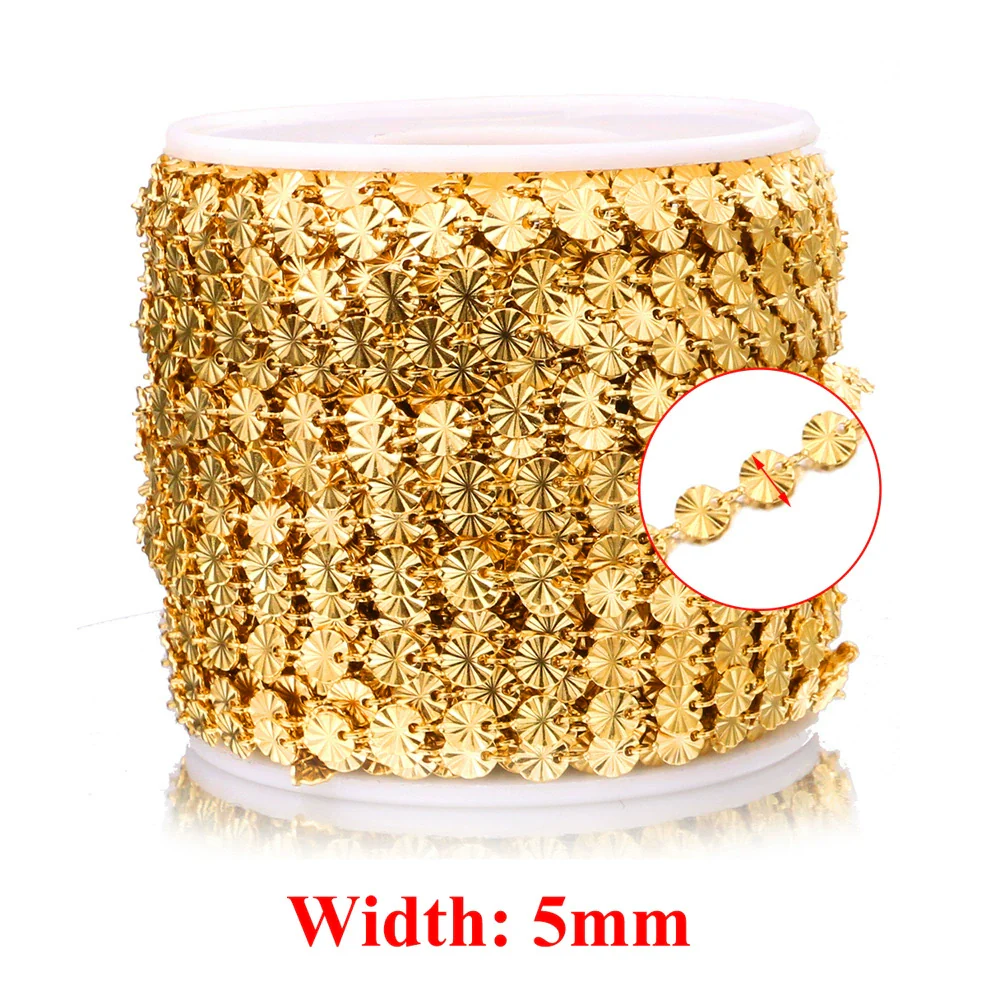 Stainless Steel Sunflower Totem Chain Necklace Bracelet Diy Handmade Jewelry Accessories Electroplating Wholesale - Image 3