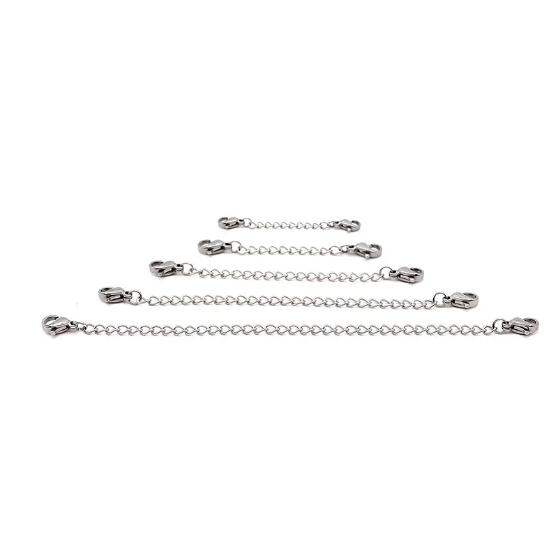 Stainless Steel Tail Chain Lobster Clasp Diy Handmade Jewelry Accessories With Electroplating - Image 5