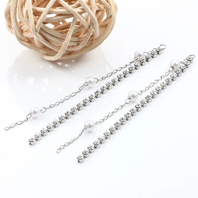 Stainless Steel Tassel Drill Chain Accessories For Earrings And Necklace With Welding Ring And Electroplating
