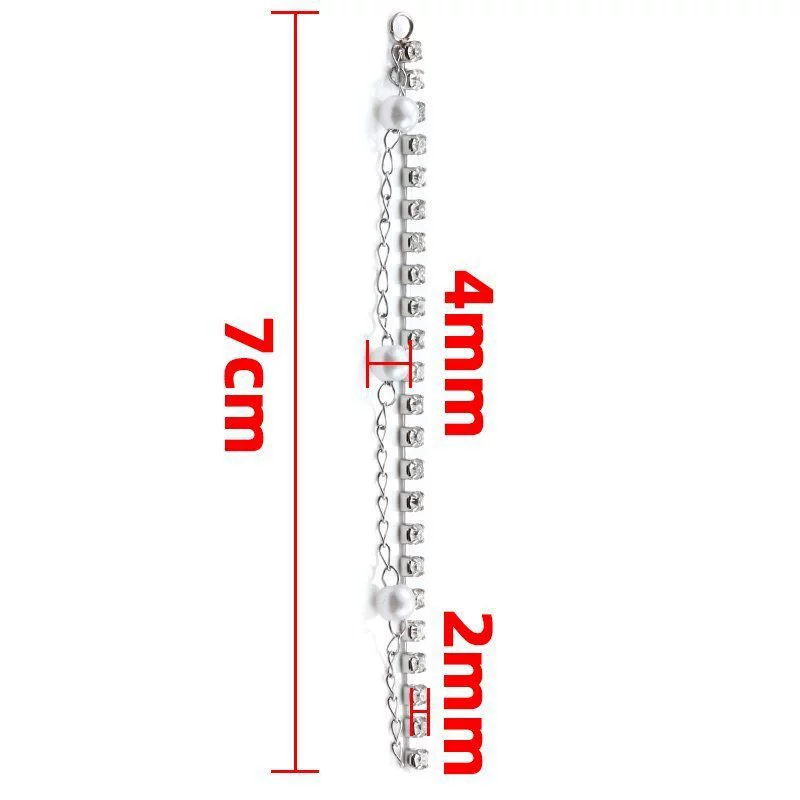Stainless Steel Tassel Drill Chain Accessories For Earrings And Necklace With Welding Ring And Electroplating - Image 3