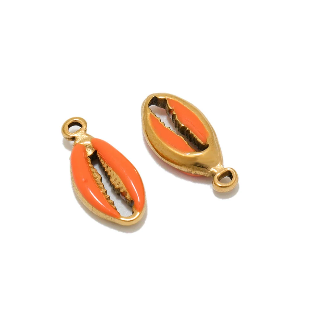 Stainless Steel Threedimensional Oildrip Shell Pendant Diy Jewelry Accessories Handmade - Image 9