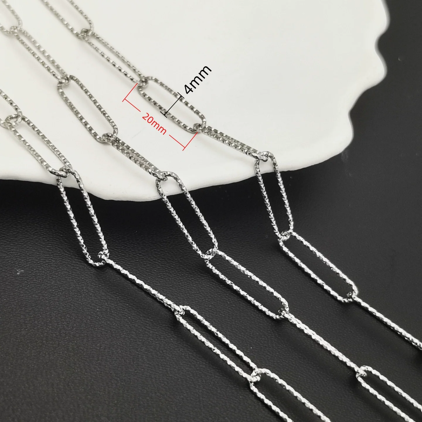 Stainless Steel Titanium Steel Chain Bracelet Necklace Accessories For Men Handmade With Tassel And Electrolysis Treatment - Image 16