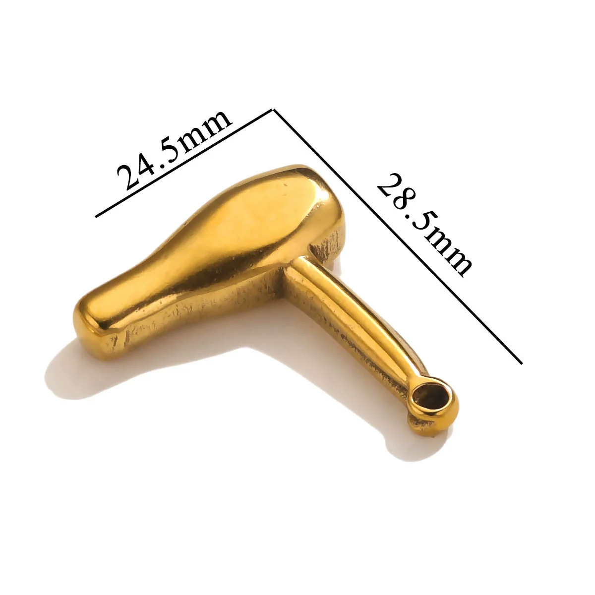 Stainless Steel Tool Pendant Jewelry Accessories Electroplated - Image 21