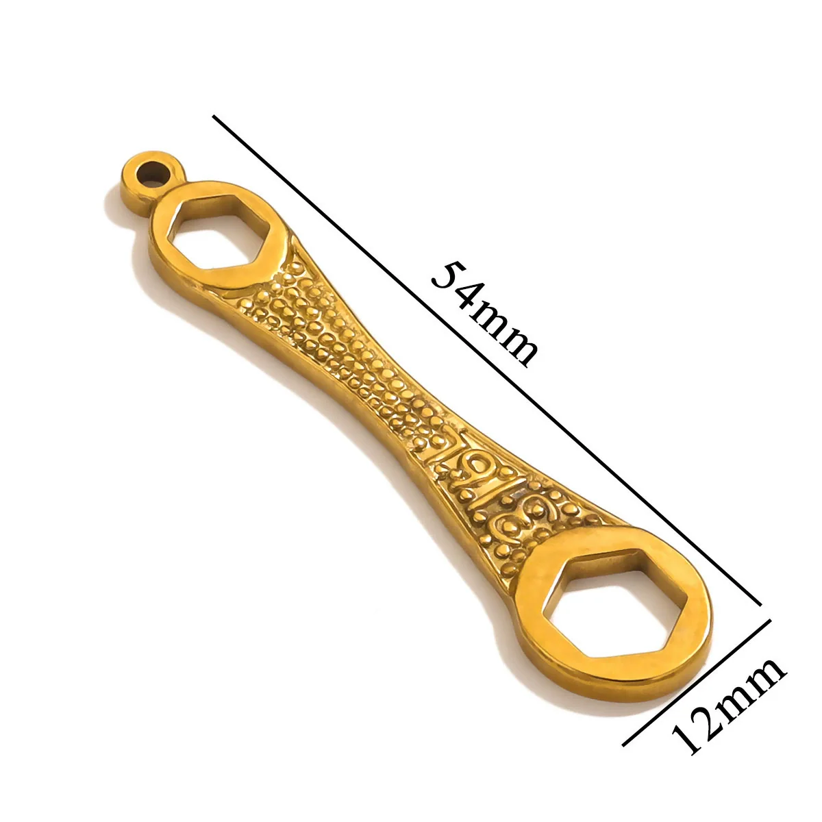 Stainless Steel Tool Pendant Jewelry Accessories Electroplated - Image 23