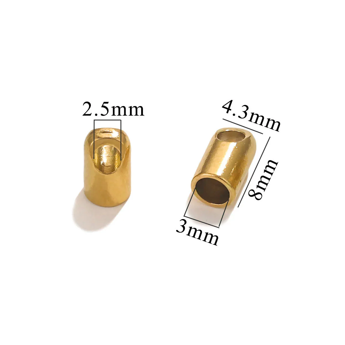 Stainless Steel Totem Geometric Vacuum Plated Leather Rope Connection Buckle Jewelry Accessories For Diy Bracelet And Foot Chain - Image 9