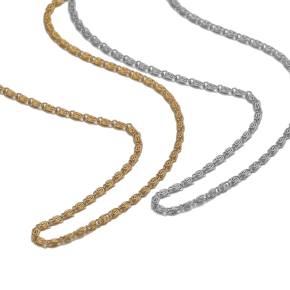 Stainless Steel Totem Pattern Hip Hop Style Handmade Jewelry Chain Making Supplies For Necklace And Bracelet Wholesale - Image 5