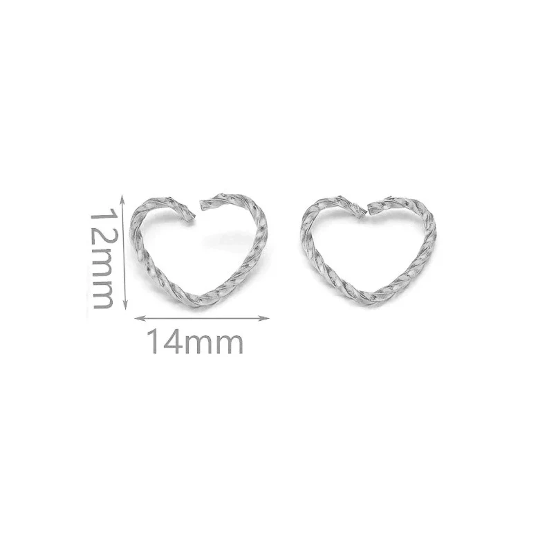 Stainless Steel Totem Twist Opening Loop Connector For Diy Jewelry Making Electroplated - Image 12