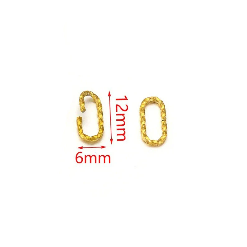 Stainless Steel Totem Twist Opening Loop Connector For Diy Jewelry Making Electroplated - Image 7