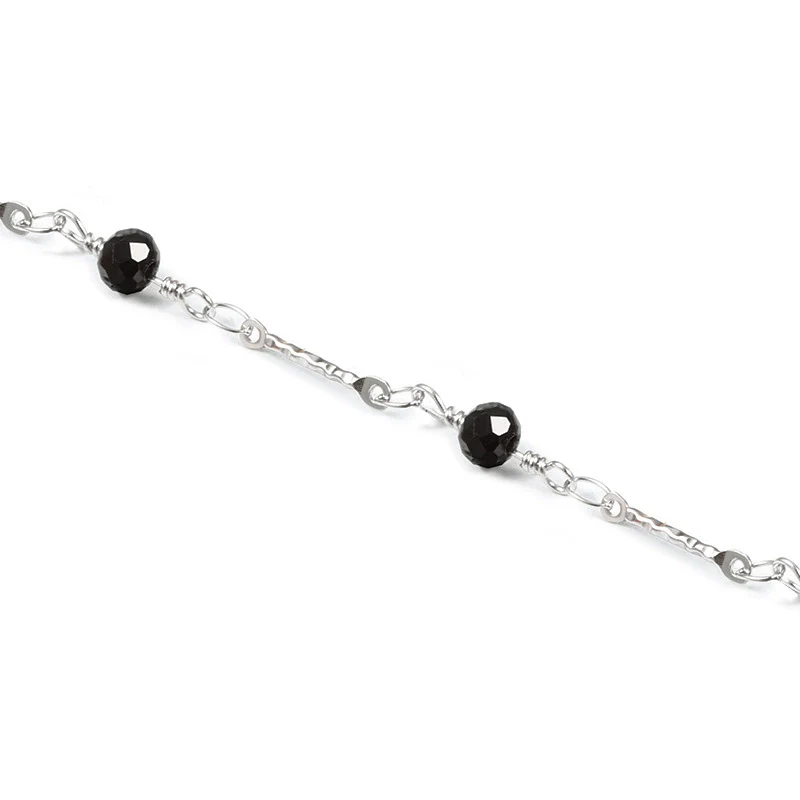 Stainless Steel Twist Bead Chain Necklace Bracelet Electrolytic Brightening No Fading Diy - Image 13