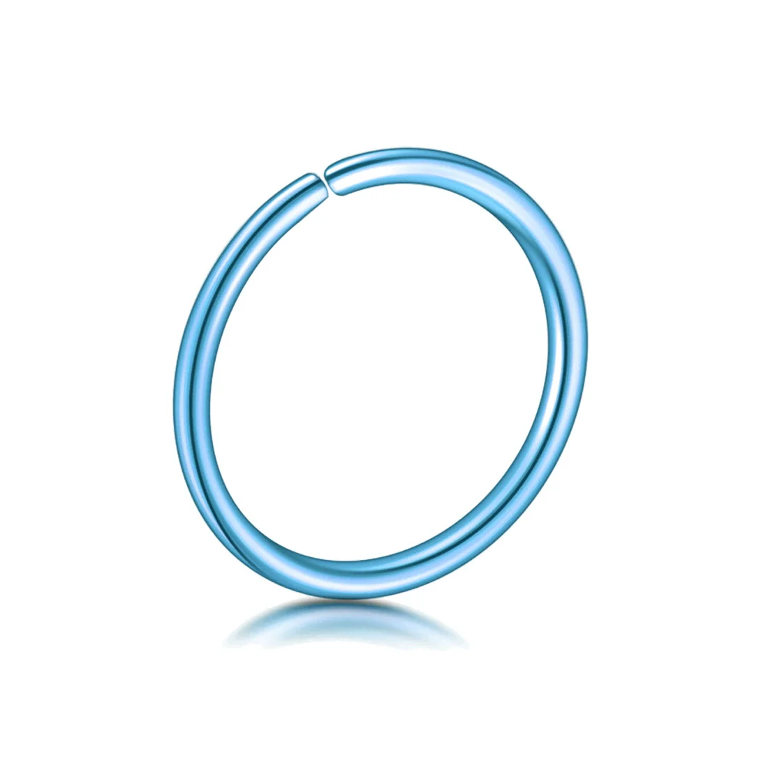 Stainless Steel U Shaped Electroplated Hole Free Nose Ring And Fake Lip Ring Jewelry Unisex - Image 10
