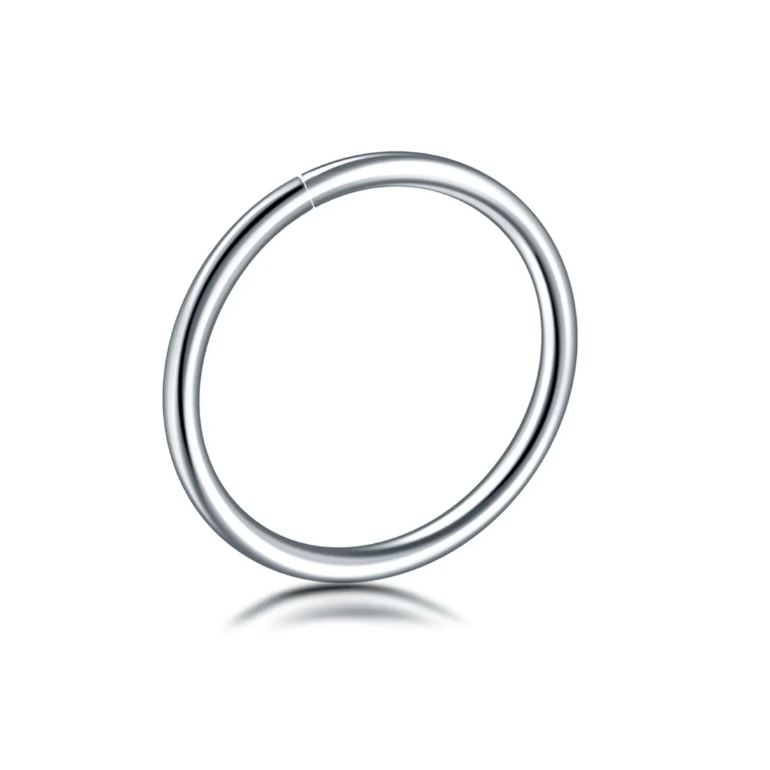 Stainless Steel U Shaped Electroplated Hole Free Nose Ring And Fake Lip Ring Jewelry Unisex - Image 6