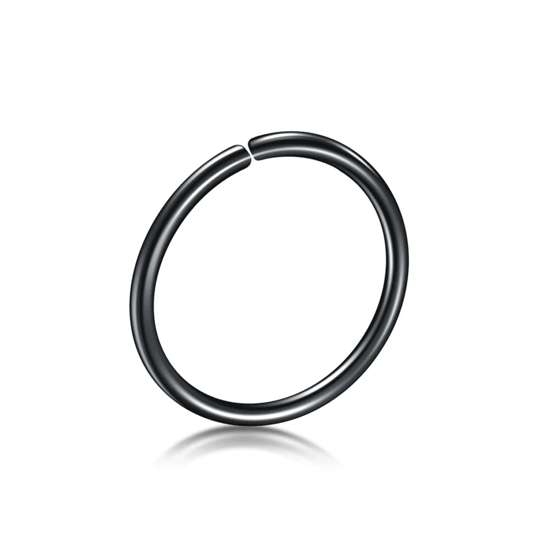 Stainless Steel U Shaped Electroplated Hole Free Nose Ring And Fake Lip Ring Jewelry Unisex - Image 7