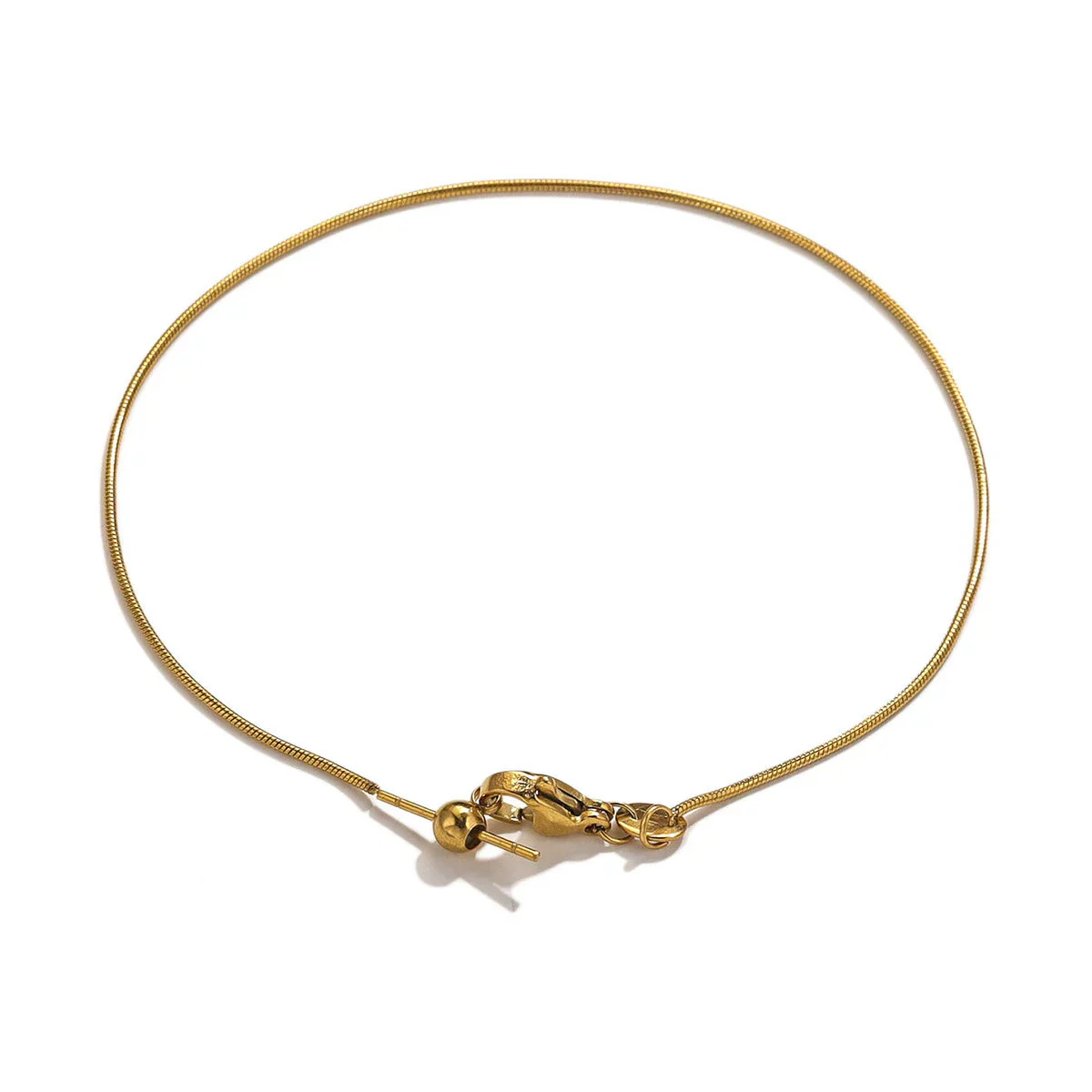 Stainless Steel Universal Diy Jewelry Accessories Bracelet With Positioning Beads And Sunflower Chain Electroplated - Image 11