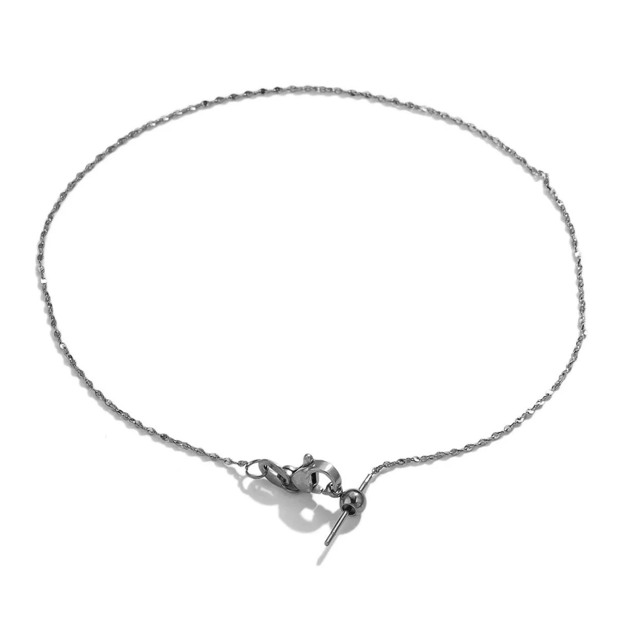 Stainless Steel Universal Diy Jewelry Accessories Bracelet With Positioning Beads And Sunflower Chain Electroplated - Image 14