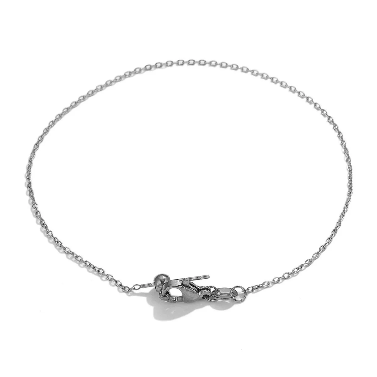 Stainless Steel Universal Diy Jewelry Accessories Bracelet With Positioning Beads And Sunflower Chain Electroplated - Image 15