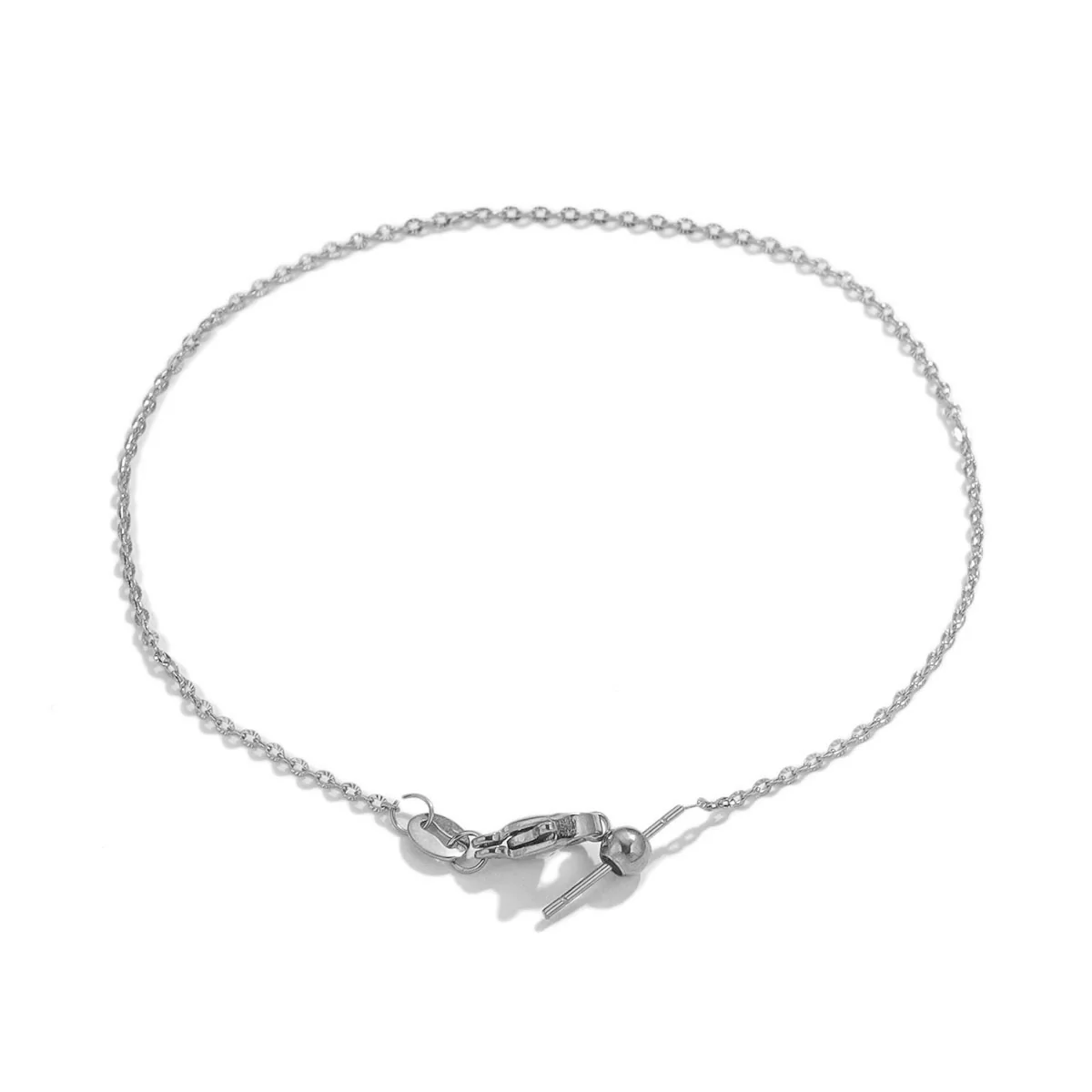 Stainless Steel Universal Diy Jewelry Accessories Bracelet With Positioning Beads And Sunflower Chain Electroplated - Image 17