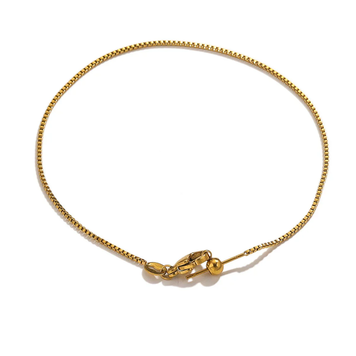 Stainless Steel Universal Diy Jewelry Accessories Bracelet With Positioning Beads And Sunflower Chain Electroplated - Image 6