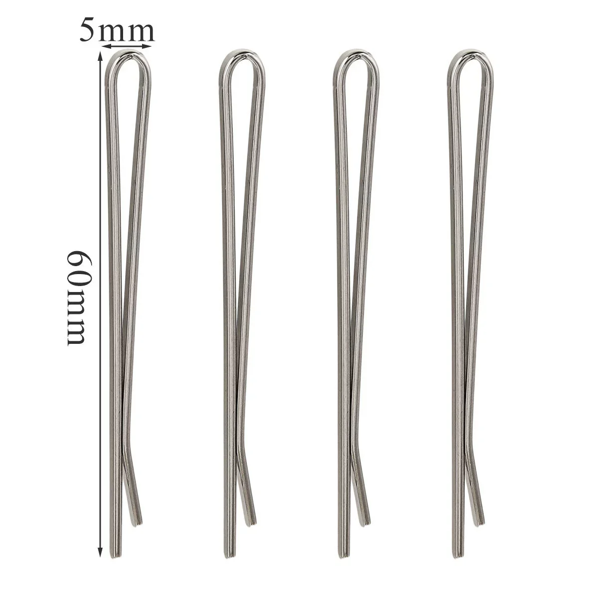 Stainless Steel Ushaped Hairpin With Totem Pattern For Hairdressing Diy Smooth Design Personality Style - Image 3
