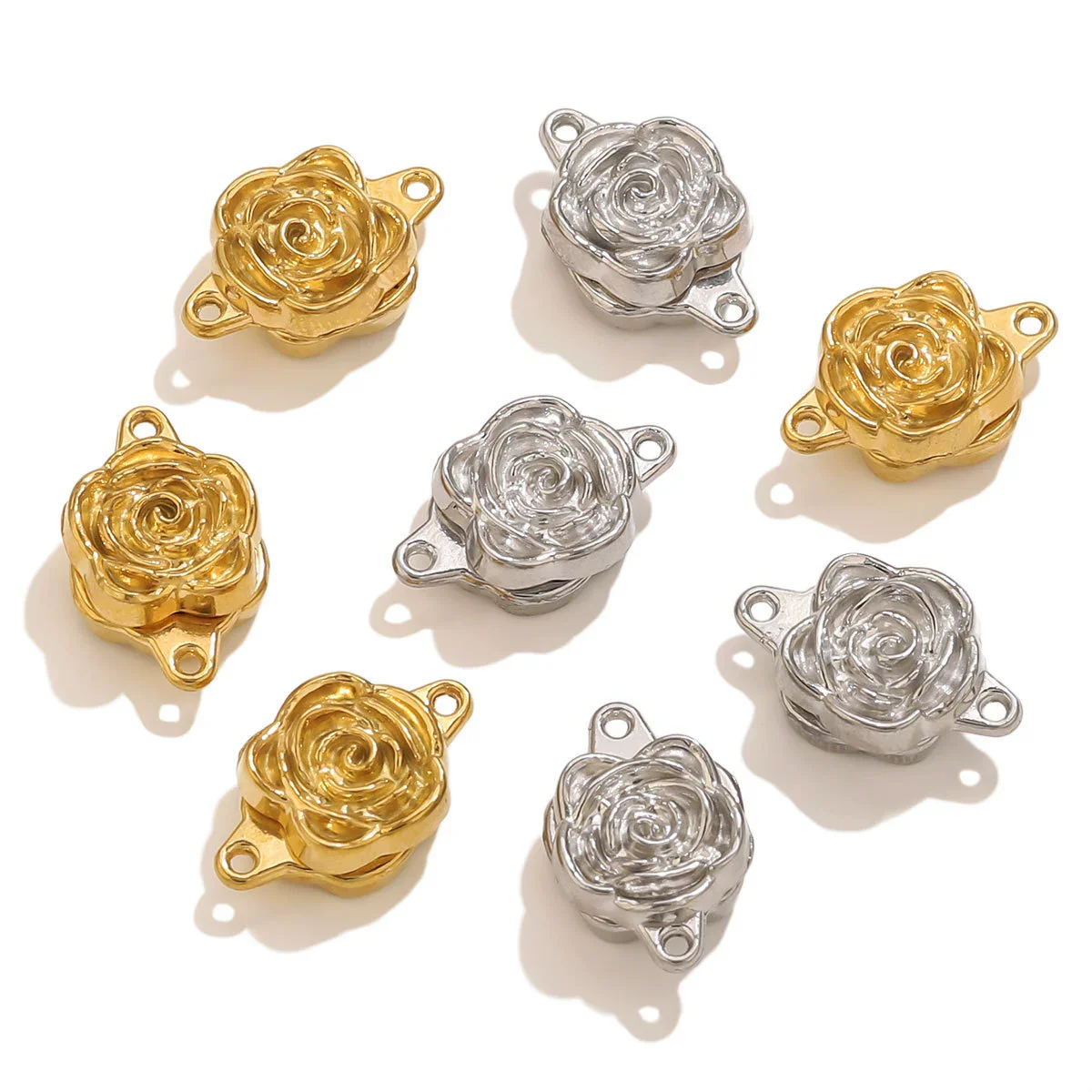 Stainless Steel Vacuum Goldplated Magnetic Buckle Jewelry Braceletnecklace With Electroplating Finish - Image 3