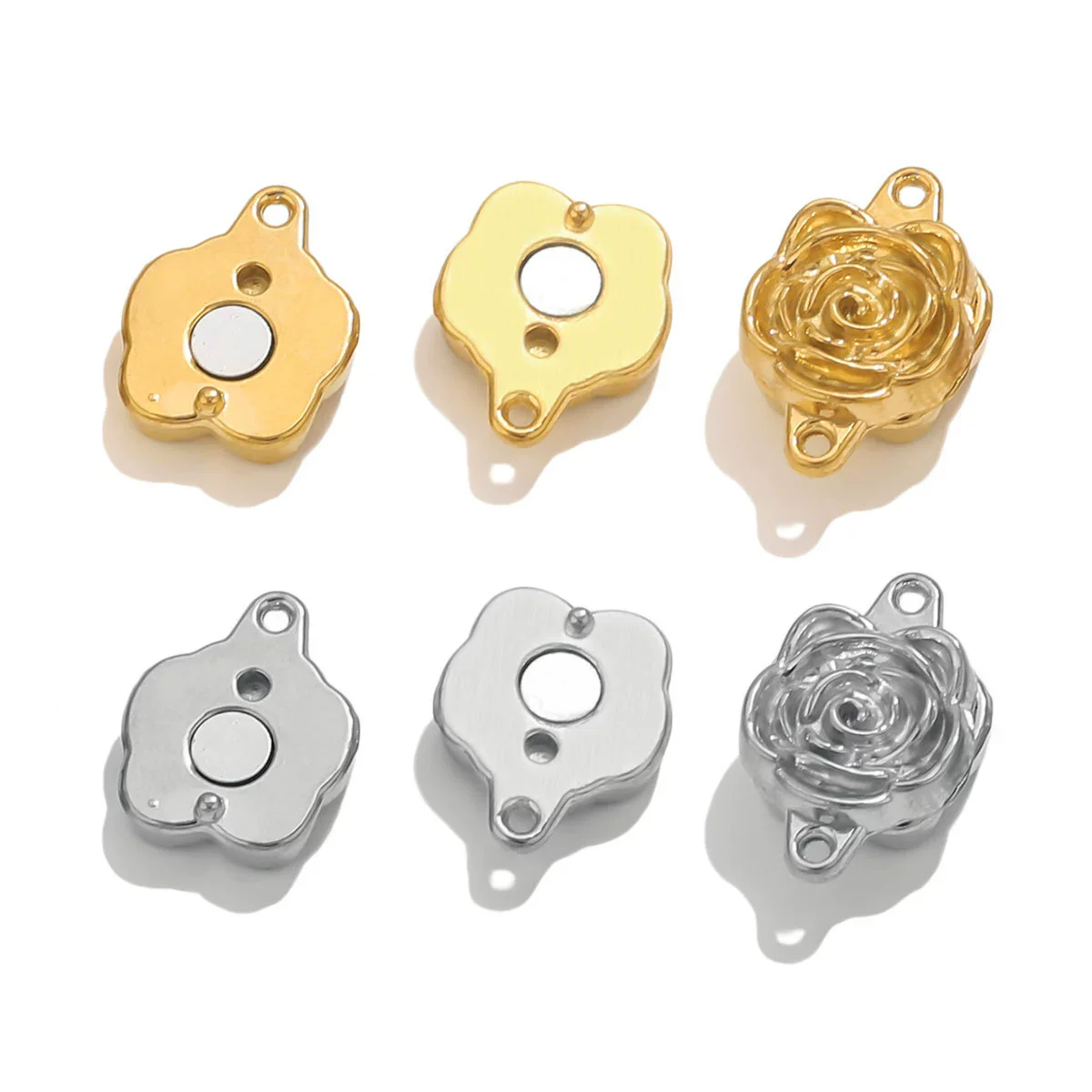 Stainless Steel Vacuum Goldplated Magnetic Buckle Jewelry Braceletnecklace With Electroplating Finish - Image 5