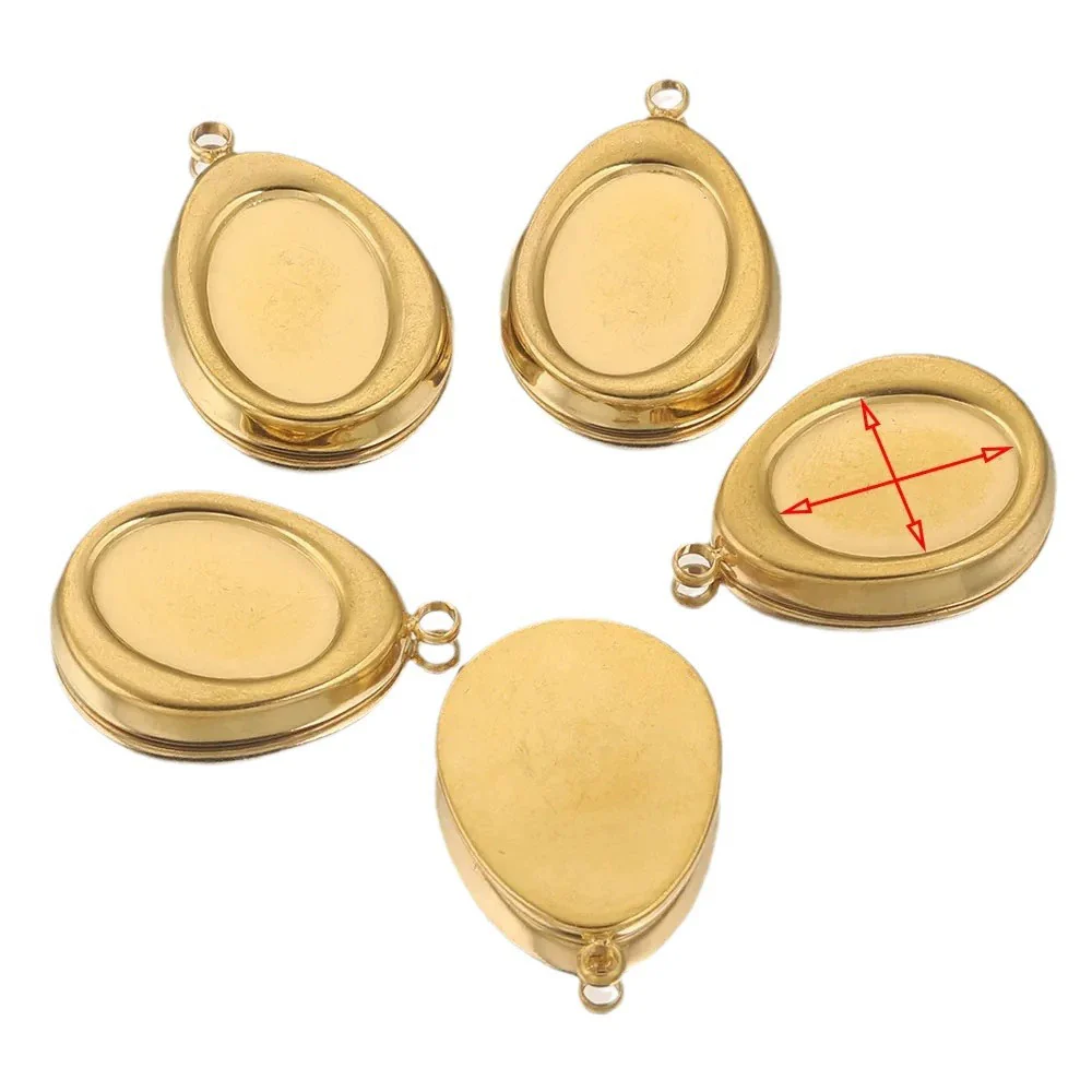 Stainless Steel Vacuum Peach Heart Drip Tray Jewelry Accessories Necklace With Dragon Pattern And Electroplating - Image 5