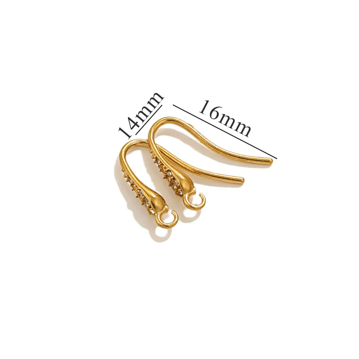 Stainless Steel Vacuum Plated Fish Shaped Handmade Earrings Accessories - Image 19
