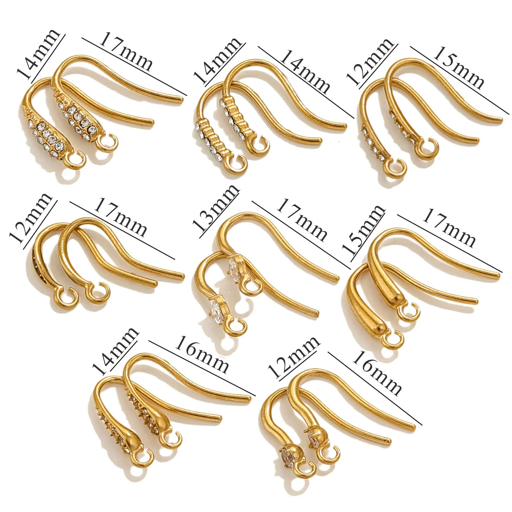 Stainless Steel Vacuum Plated Fish Shaped Handmade Earrings Accessories - Image 2