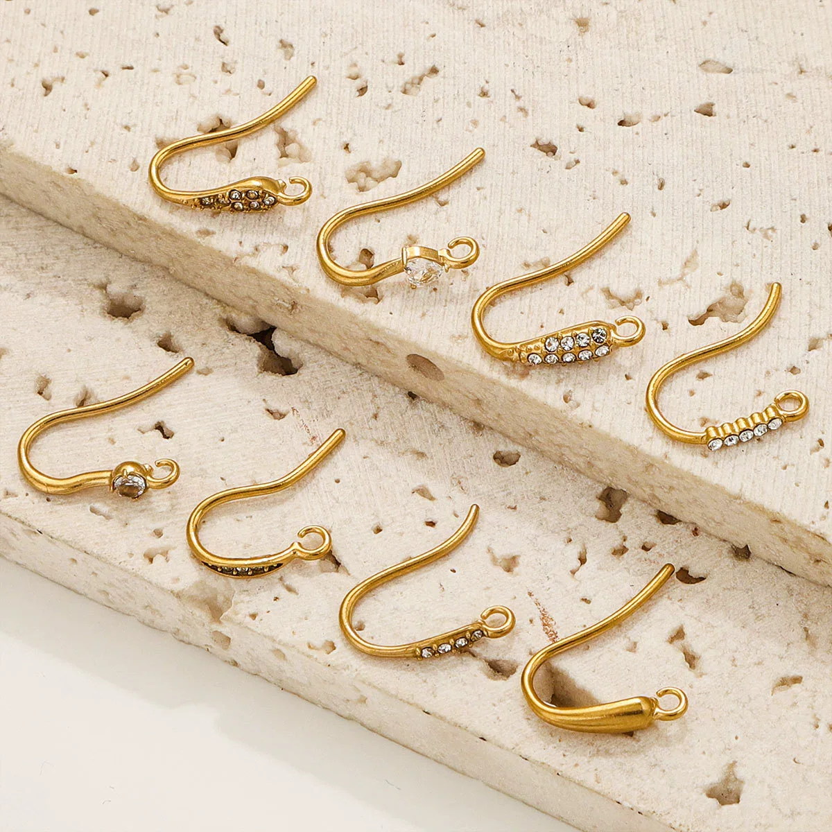 Stainless Steel Vacuum Plated Fish Shaped Handmade Earrings Accessories - Image 4