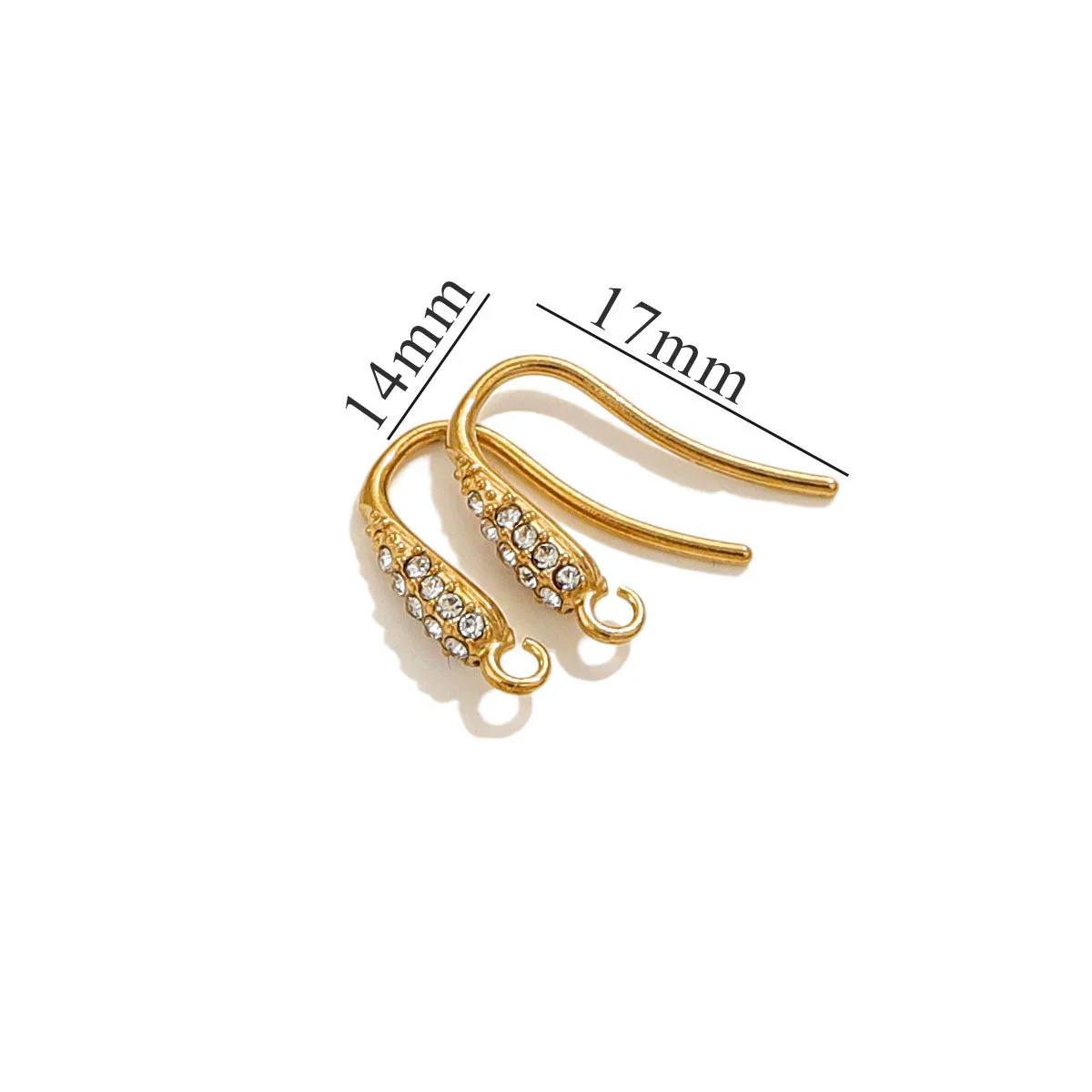 Stainless Steel Vacuum Plated Fish Shaped Handmade Earrings Accessories - Image 7