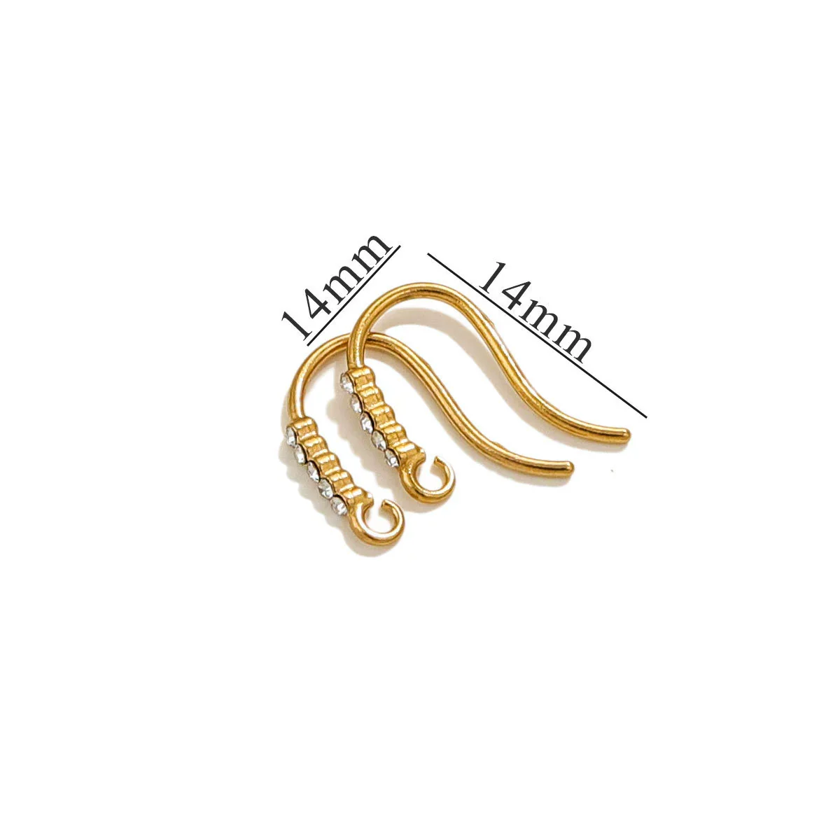 Stainless Steel Vacuum Plated Fish Shaped Handmade Earrings Accessories - Image 9