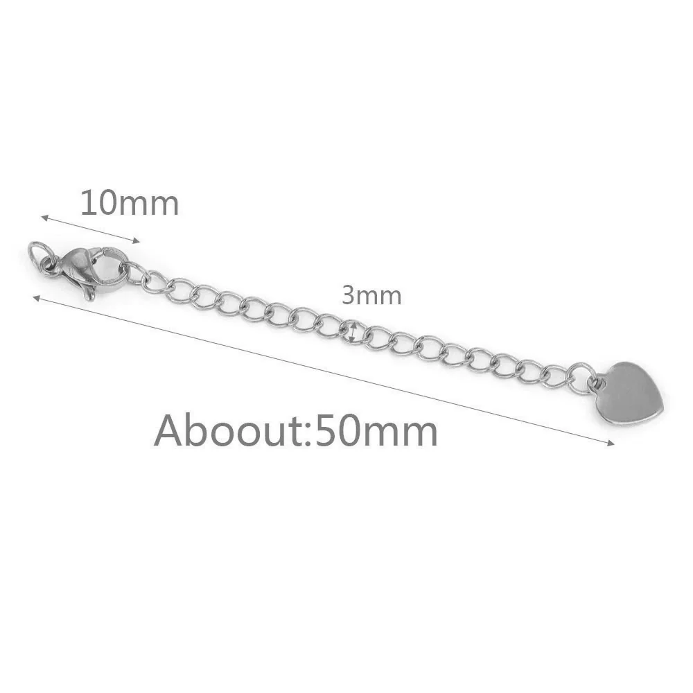 Stainless Steel Vacuum Plated Tail Chain Extension Chain Jewelry Accessories Material - Image 13