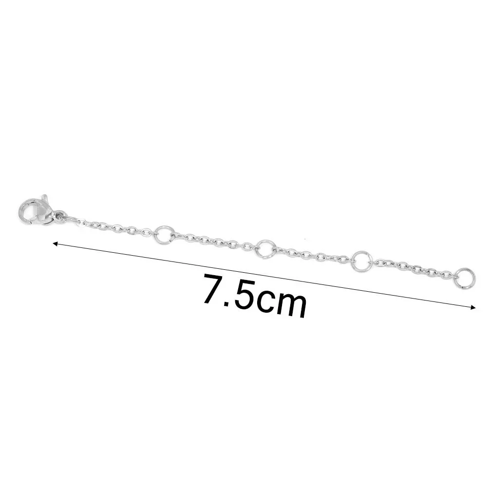 Stainless Steel Vacuum Plated Totem Style Handmade Jewelry Material For Bracelet And Necklace With Tail Chain And Lobster Clasp - Image 8