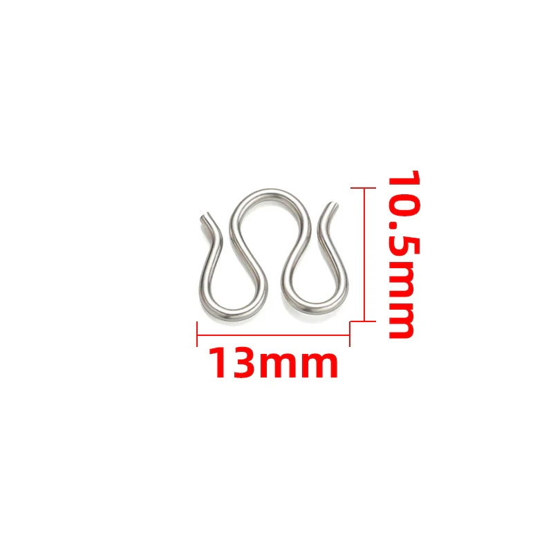Stainless Steel W Buckle Jewelry Accessories With Vacuum Electroplating And Brightening Electrolysis For Necklace And Bracelet - Image 6