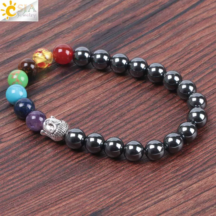 Stone Bead Jewelry Natural Semiprecious Stone Crystal Minimalist Bracelet - Image 4