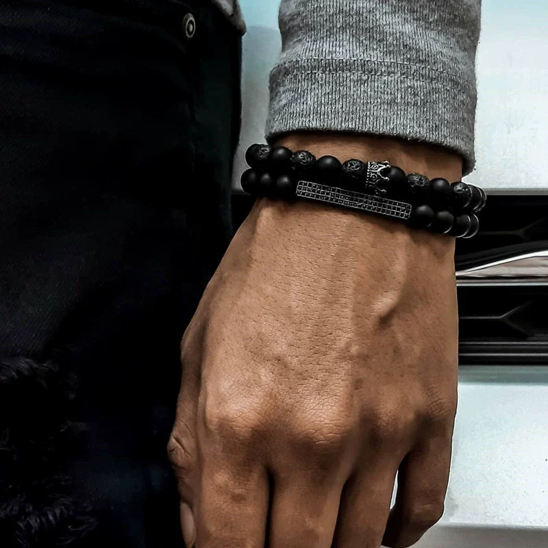 Stone Geometric Handmade Unisex Bracelet - Image 12