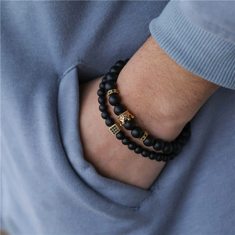 Stone Geometric Handmade Unisex Bracelet - Image 13