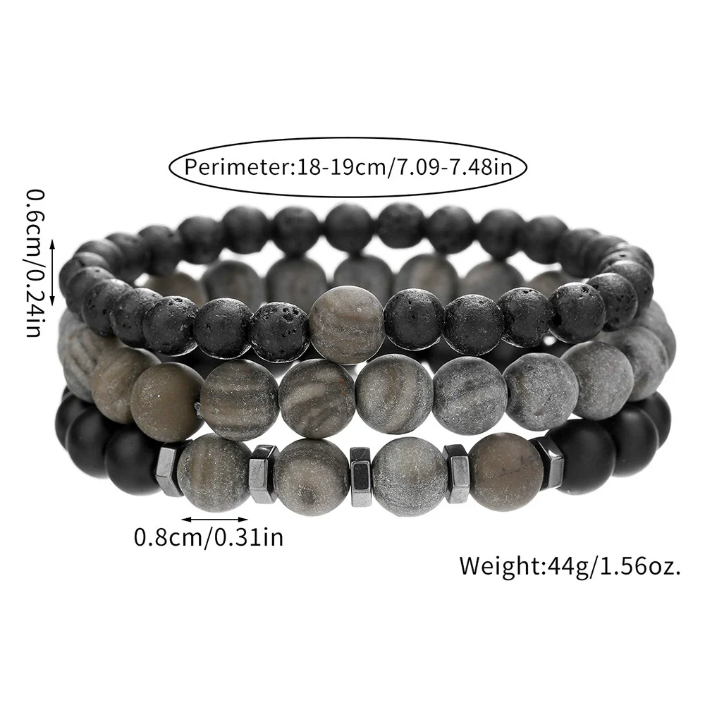 Stone Geometric Handmade Unisex Bracelet - Image 2