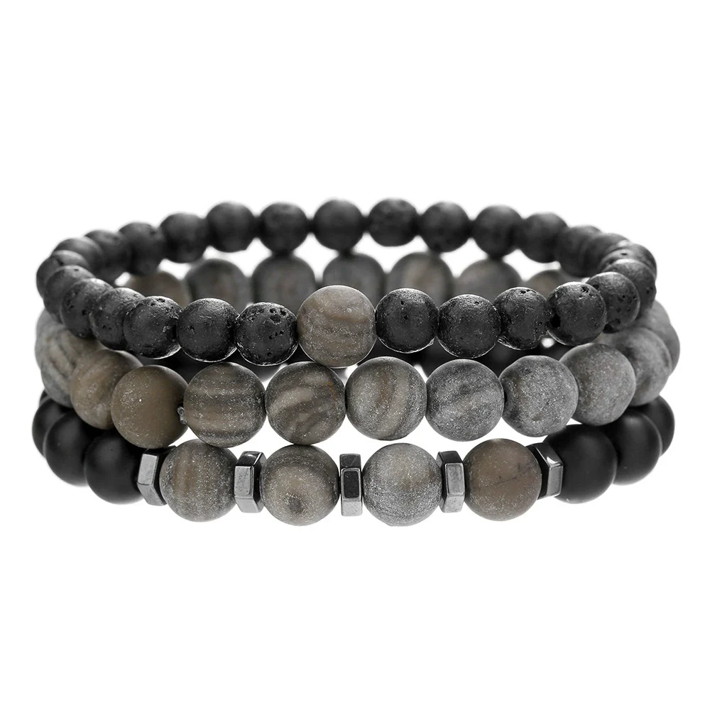 Stone Geometric Handmade Unisex Bracelet - Image 5